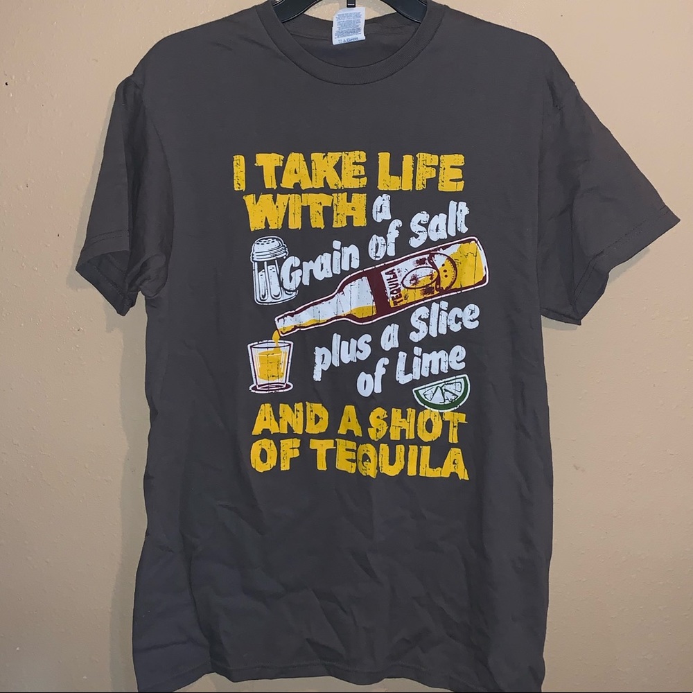 Men’s M I Take Life With A Shot Of Tequila